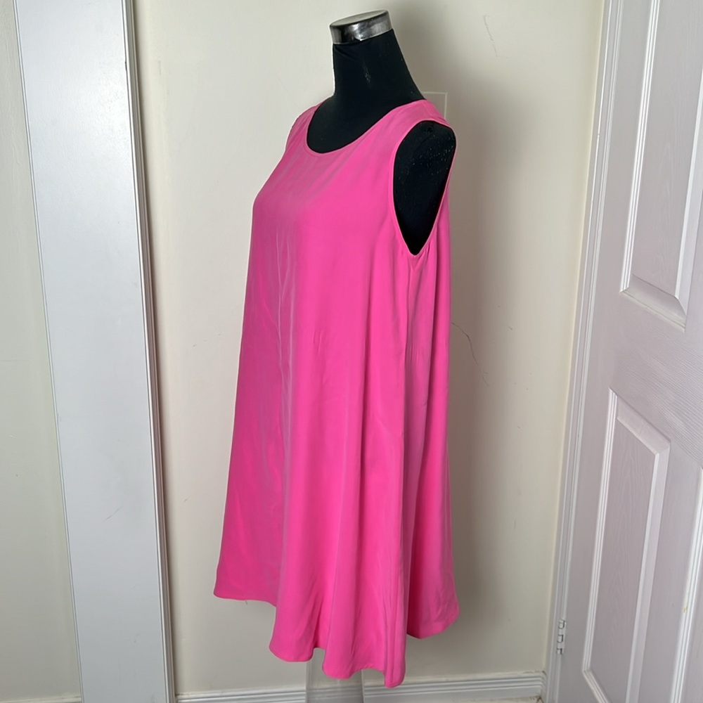 Vintage Relaxed Fit Flowy 100% Silk Dress Size Large